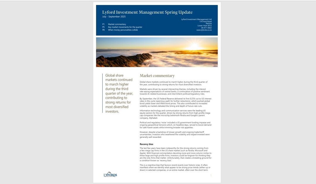 Lyfords Third Quarter Newsletter 2025